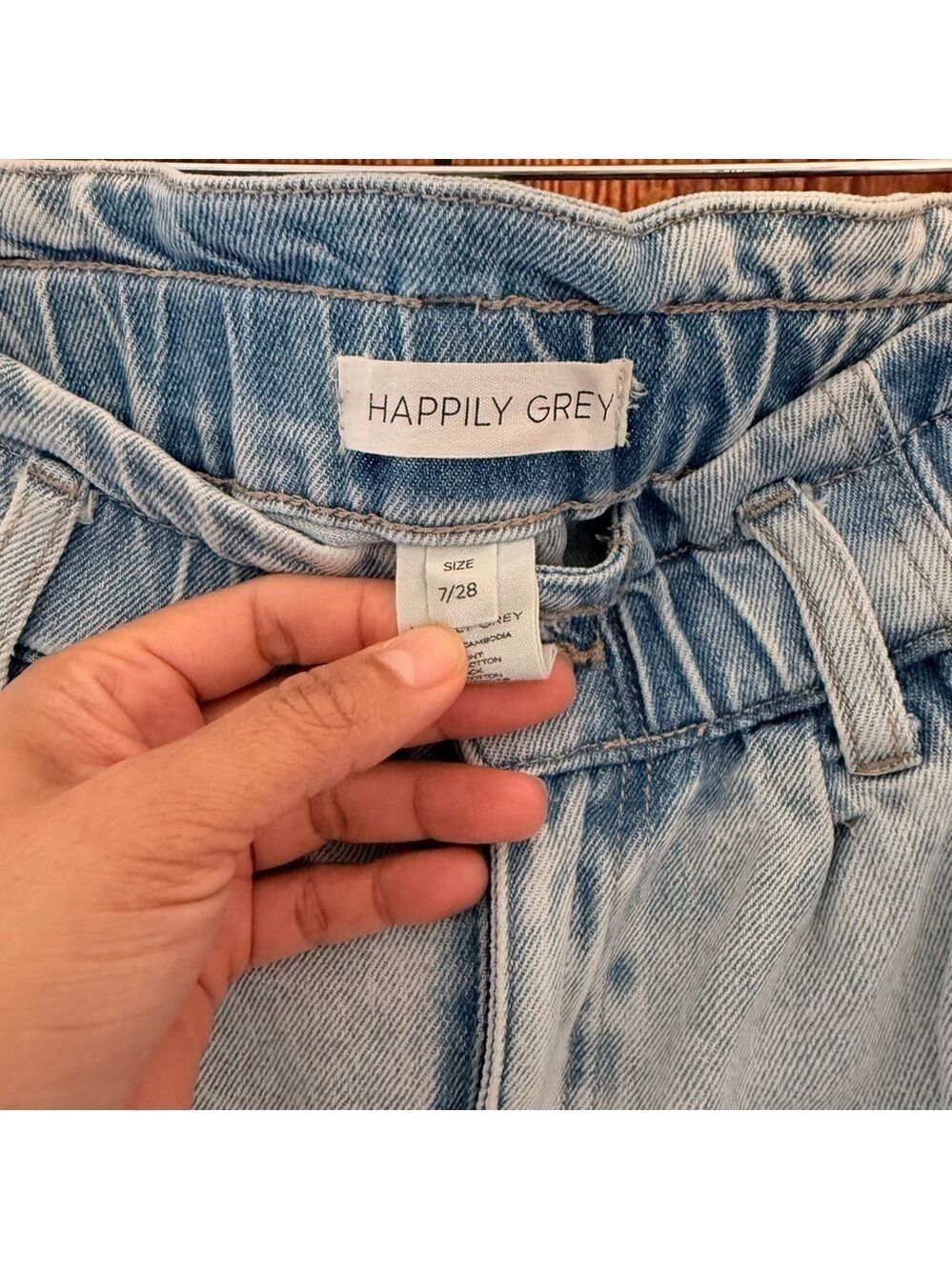 Bundle Happily Gray Denim shorts + Windsor Crop Top- Price Firm - Picture 8 of 9